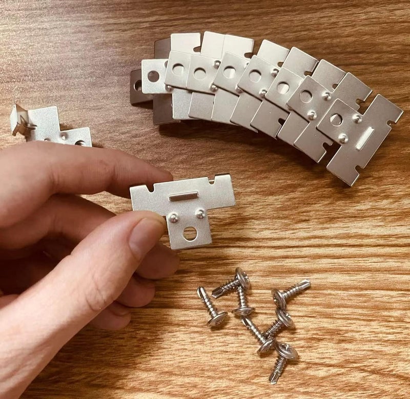 ROOWINTOO Recessed Light Clips for retrofitting recessed Light canisters, Downlight recessed Light Clips for use with Torsion Springs 100 Pack (50 Pairs) - Image 5